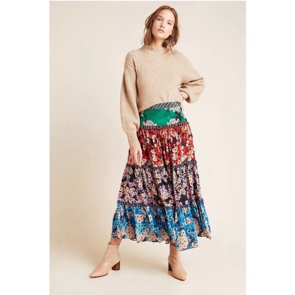 Anthropologie (Bhanuni by Jyoti) Midi Skirt